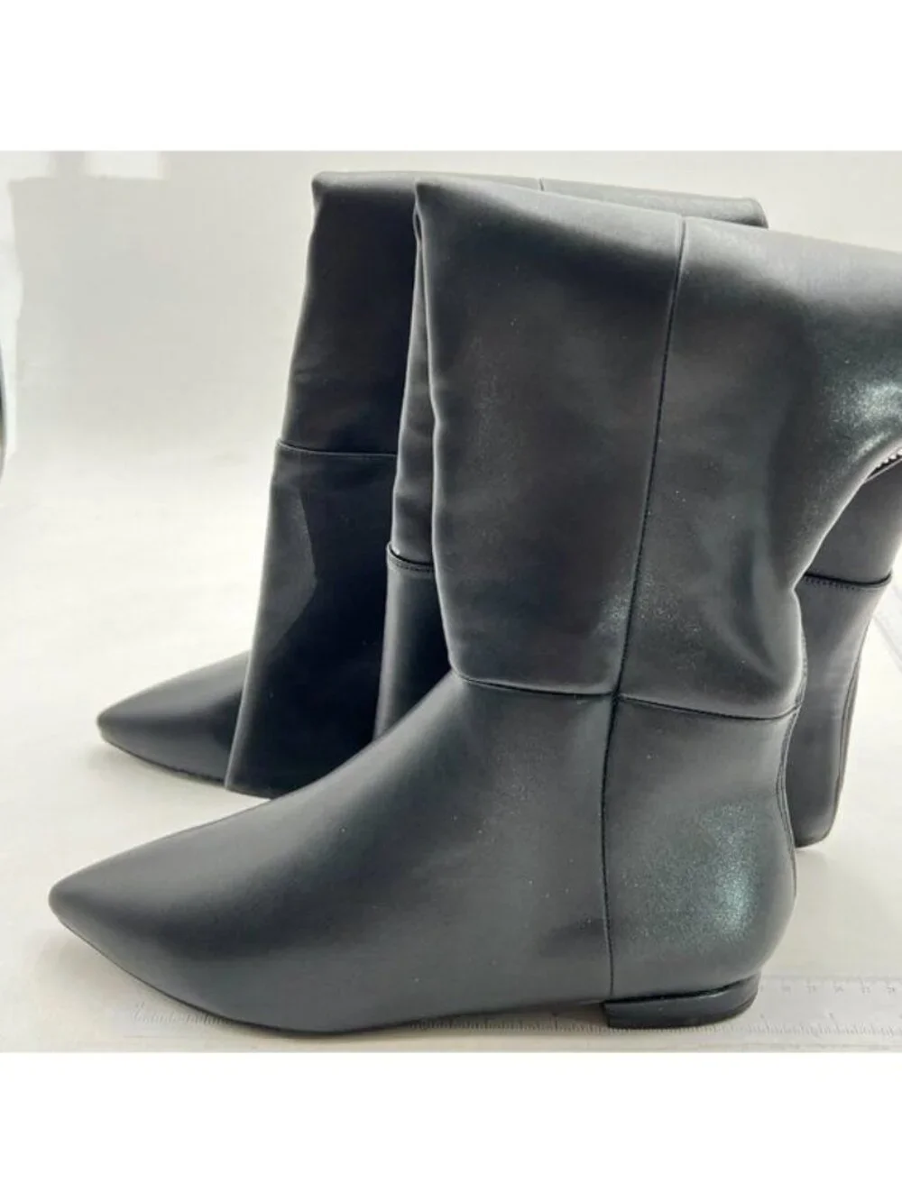 Knee High Boots for Women Pointed Toe Tall Boots, Trendy and Comfort Black